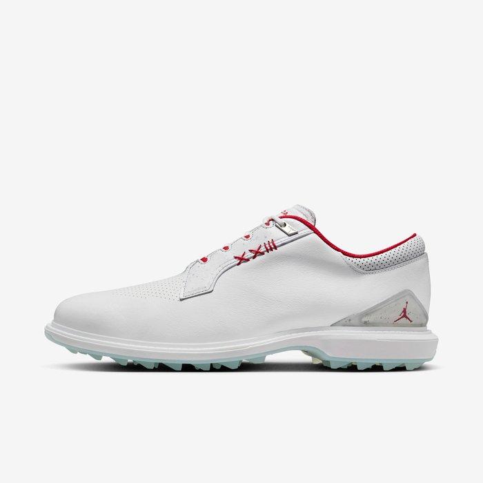 Men's Jordan ADG 5 Spikeless Golf Shoe - White/Red | NIKE